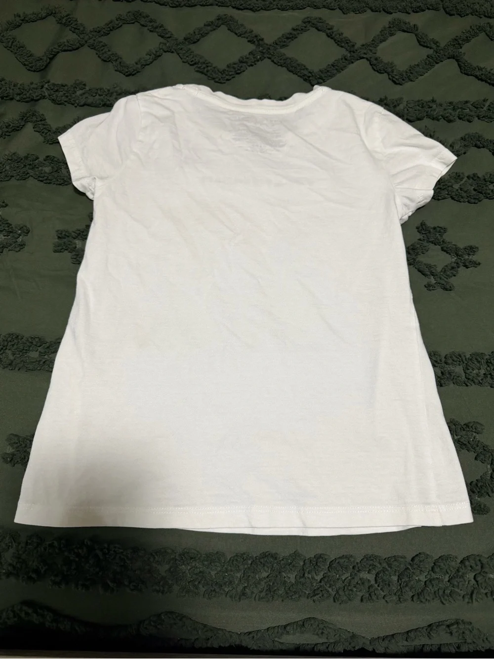 Girls Tommy Hilfiger White Short Sleeve Logo Tee